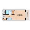 近鉄橿原線/近鉄郡山駅 徒歩2分 1階 築35年 1Kの間取り