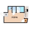 近鉄橿原線/近鉄郡山駅 徒歩2分 4階 築33年 1Rの間取り