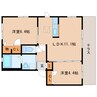 大和路線・関西本線/大和小泉駅 バス:10分:停歩3分 1階 築16年 2LDKの間取り