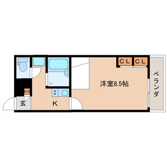 間取図 近鉄橿原線/九条駅 徒歩3分 1階 築15年