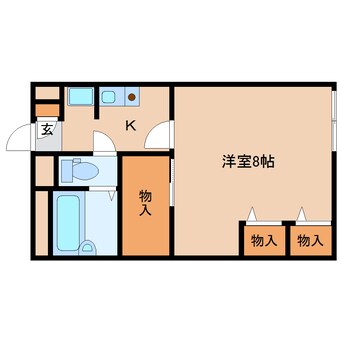 間取図 近鉄橿原線/近鉄郡山駅 徒歩4分 1階 築16年