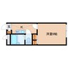 近鉄橿原線/近鉄郡山駅 徒歩5分 1階 築17年 1Kの間取り