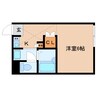 近鉄橿原線/近鉄郡山駅 徒歩7分 2階 築25年 1Kの間取り
