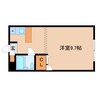 近鉄橿原線/近鉄郡山駅 徒歩8分 1階 築36年 1Rの間取り