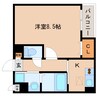 近鉄橿原線/筒井駅 徒歩13分 1階 築15年 1Kの間取り