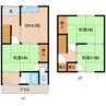 大和路線・関西本線/大和小泉駅 徒歩13分 1-2階 築47年 3DKの間取り