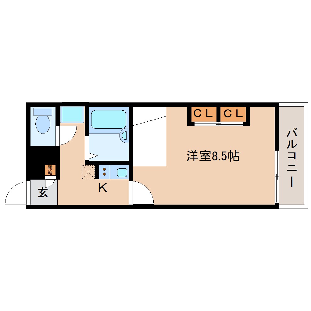 間取り図 大和路線・関西本線/大和小泉駅 バス10分慈光院下車:停歩5分 2階 築22年