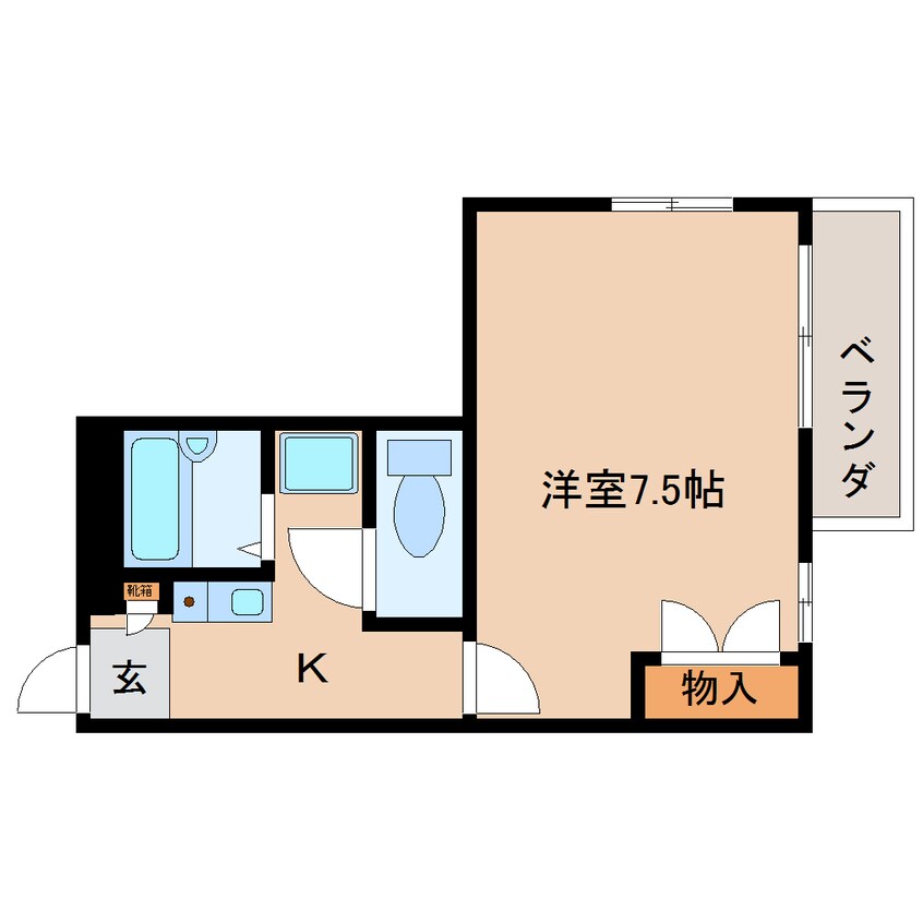 間取図 大和路線・関西本線/大和小泉駅 徒歩5分 2階 築26年