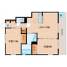 近鉄橿原線/九条駅 徒歩8分 1階 築14年 2LDKの間取り