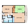 大和路線・関西本線/大和小泉駅 徒歩12分 7階 築26年 2LDKの間取り