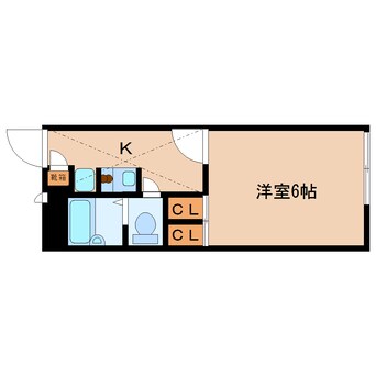 間取図 近鉄橿原線/近鉄郡山駅 徒歩7分 1階 築17年