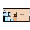 大和路線・関西本線/郡山駅 徒歩13分 2階 築26年 1Kの間取り