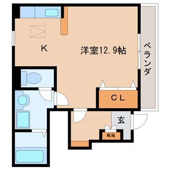 間取図 近鉄橿原線/筒井駅 徒歩2分 1階 築9年