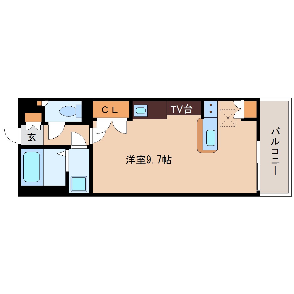 間取り図 近鉄橿原線/九条駅 徒歩3分 2階 築9年