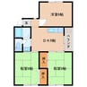 大和路線・関西本線/大和小泉駅 徒歩4分 1階 築38年 3DKの間取り