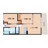 大和路線・関西本線/郡山駅 徒歩5分 1階 築6年 2LDKの間取り