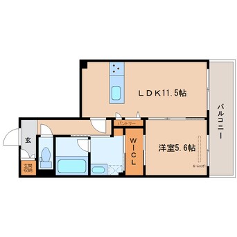 間取図 大和路線・関西本線/大和小泉駅 徒歩5分 3階 築5年