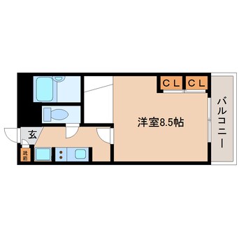 間取図 近鉄橿原線/平端駅 徒歩5分 1階 築22年