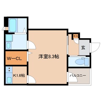 間取図 近鉄橿原線/近鉄郡山駅 徒歩4分 1階 築2年