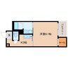 近鉄橿原線/近鉄郡山駅 徒歩4分 3階 築3年 1Kの間取り