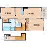 近鉄橿原線/近鉄郡山駅 徒歩6分 2階 築3年 2LDKの間取り