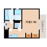 近鉄橿原線/近鉄郡山駅 徒歩5分 3階 築3年 1Kの間取り