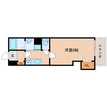 間取図 近鉄橿原線/近鉄郡山駅 徒歩5分 3階 築1年