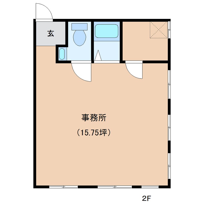 間取図 近鉄橿原線/筒井駅 徒歩20分 2階 築45年