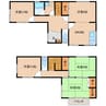 近鉄橿原線/九条駅 徒歩8分 2階 築42年 5DKの間取り