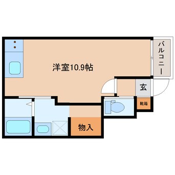 間取図 近鉄橿原線/近鉄郡山駅 徒歩5分 1階 1年未満