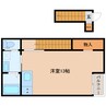 近鉄橿原線/近鉄郡山駅 徒歩5分 2階 築浅 1Rの間取り