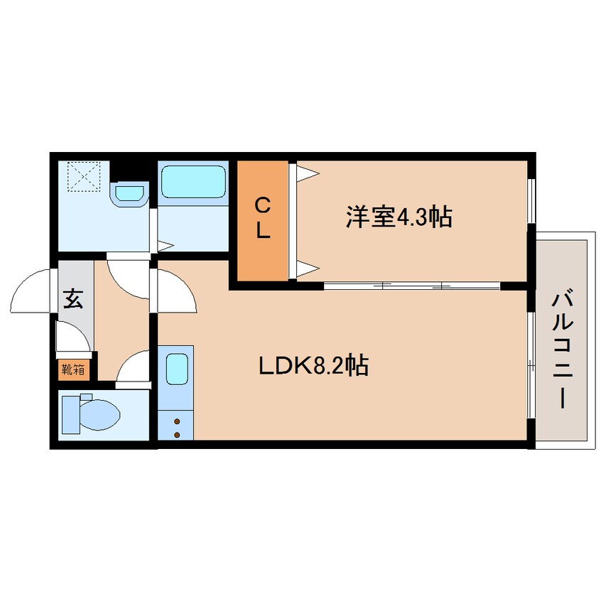 間取図 近鉄橿原線/近鉄郡山駅 徒歩5分 3階 建築中