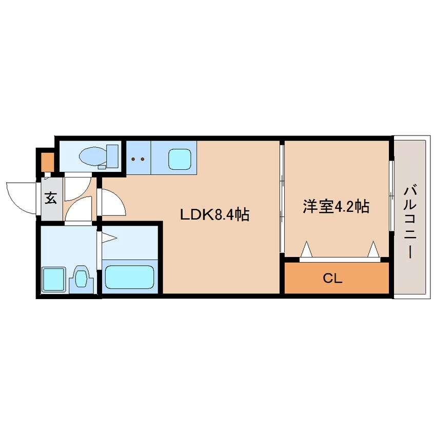 間取図 近鉄橿原線/近鉄郡山駅 徒歩5分 2階 建築中