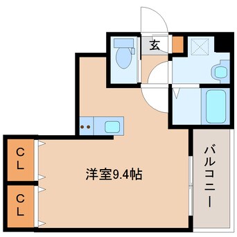 間取図 近鉄橿原線/近鉄郡山駅 徒歩9分 3階 建築中