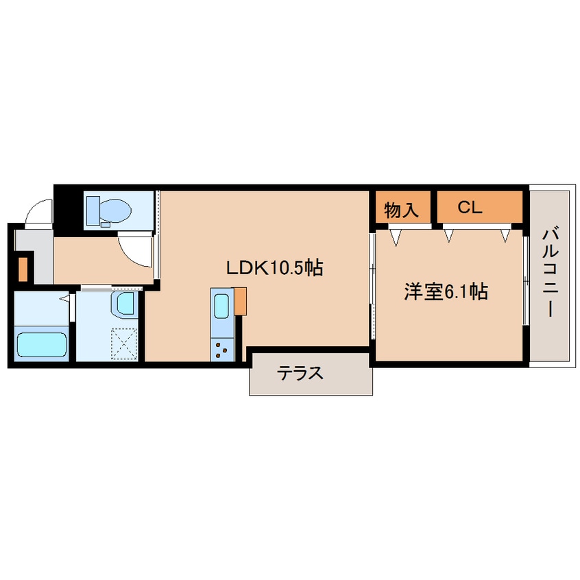 間取図 近鉄橿原線/平端駅 徒歩10分 1階 1年未満