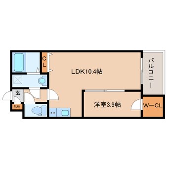 間取図 近鉄橿原線/近鉄郡山駅 徒歩7分 2階 建築中