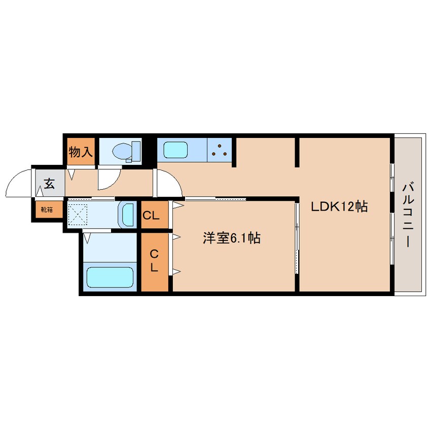 間取図 近鉄橿原線/九条駅 徒歩3分 2階 建築中