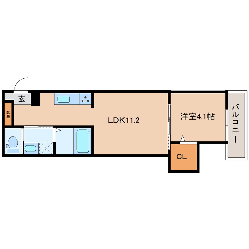 間取図 近鉄橿原線/筒井駅 徒歩6分 1階 建築中