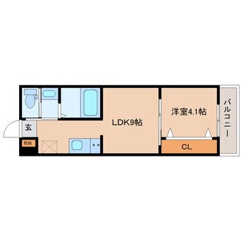 間取図 近鉄橿原線/筒井駅 徒歩6分 3階 建築中
