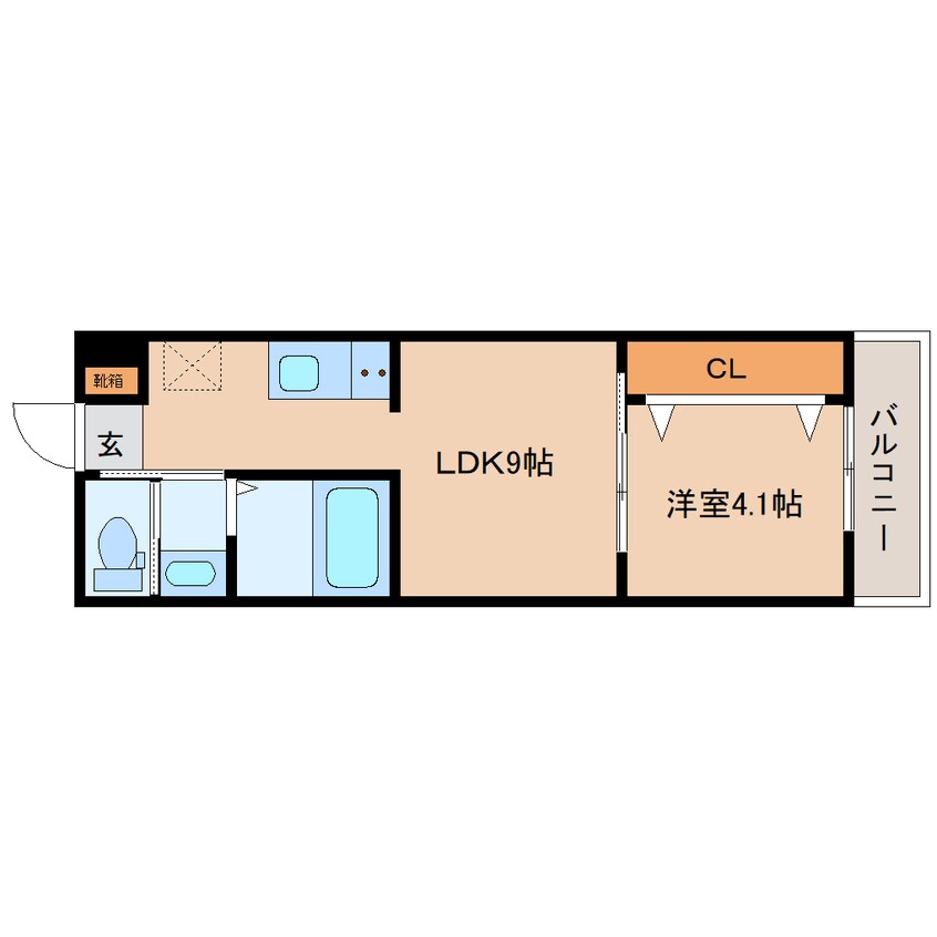 間取図 近鉄橿原線/筒井駅 徒歩6分 3階 建築中