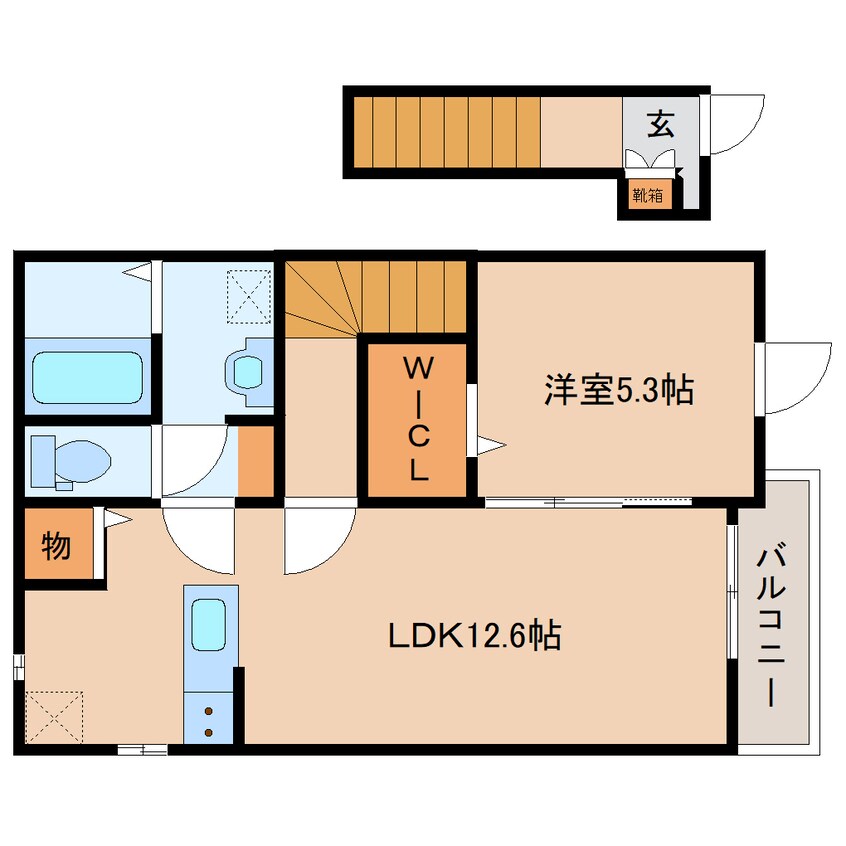 間取図 大和路線・関西本線/大和小泉駅 徒歩5分 2階 建築中