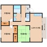 近鉄難波線・奈良線/大和西大寺駅 バス:10分:停歩2分 1階 築31年 3LDKの間取り