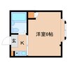 近鉄難波線・奈良線/菖蒲池駅 徒歩9分 1階 築36年 1Kの間取り