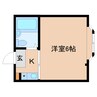 近鉄難波線・奈良線/菖蒲池駅 徒歩9分 2階 築36年 1Kの間取り