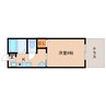 近鉄京都線/高の原駅 徒歩9分 1階 築25年 1Kの間取り