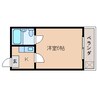近鉄難波線・奈良線/大和西大寺駅 徒歩15分 4階 築34年 1Kの間取り