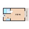 近鉄難波線・奈良線/大和西大寺駅 徒歩15分 3階 築34年 1Kの間取り