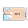 近鉄難波線・奈良線/大和西大寺駅 徒歩15分 4階 築34年 1Kの間取り