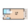 近鉄難波線・奈良線/大和西大寺駅 徒歩15分 4階 築34年 1Kの間取り