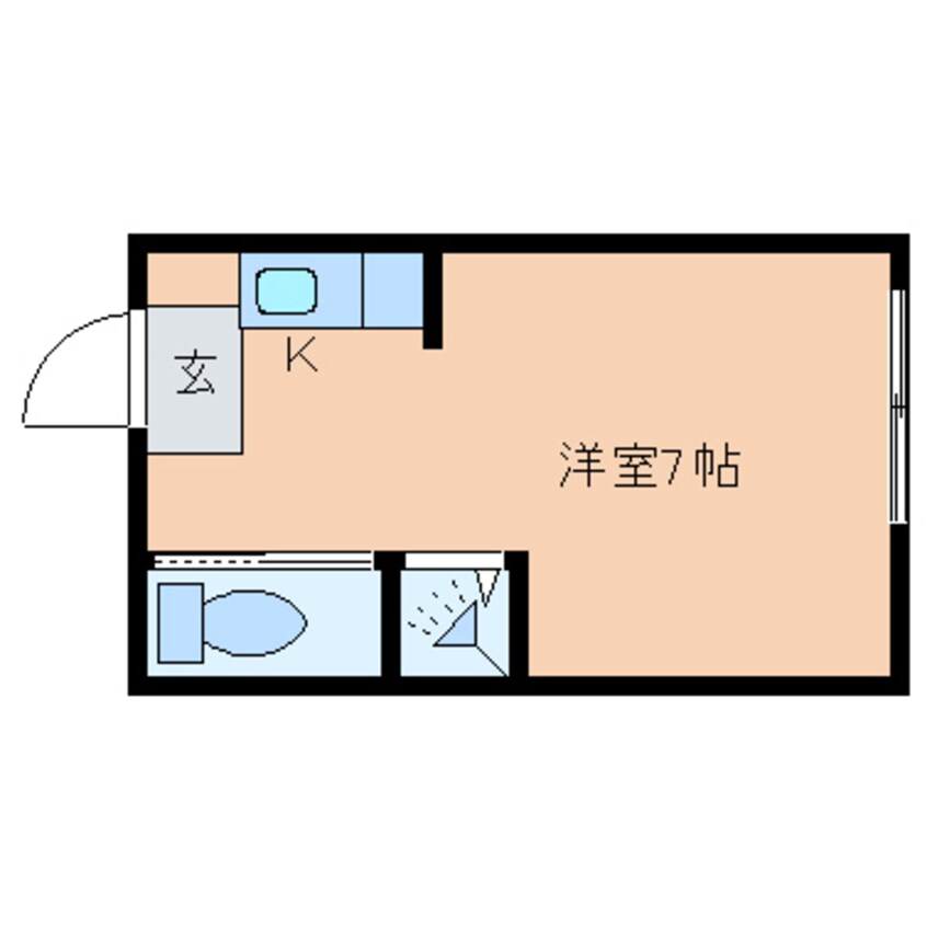 間取図 近鉄難波線・奈良線/大和西大寺駅 徒歩15分 1階 築33年